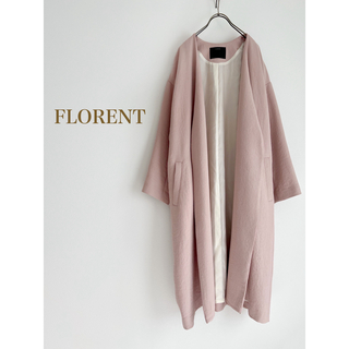 FLORENT - FLORENT ノーカラーコート