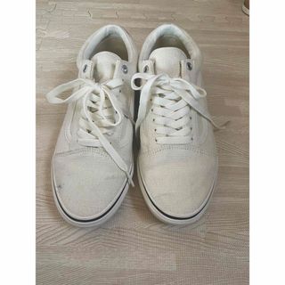 ヴァンズ(VANS)のvans スニーカー　ホワイト　白　26.5cm(スニーカー)