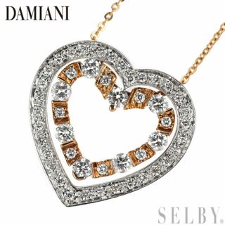 Damiani - ダミアーニ K18WG/PG ダイヤモンド ペンダントネックレス ベルエポック ハート