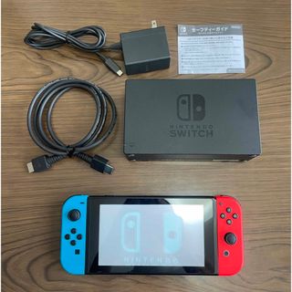 ニンテンドースイッチ(Nintendo Switch)のNintendo Switch 本体 Joy-Conネオンブルー/ネオンレッド(家庭用ゲーム機本体)