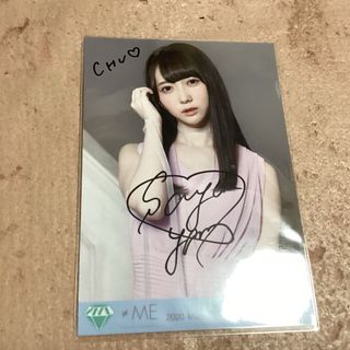 ノイミー　生写真　谷崎早耶　直筆　君と僕の歌mv衣装　コメントあり　チュウ(アイドルグッズ)