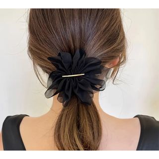 花柄　ヘアピン　ヘアクリップ　バレッタ(バレッタ/ヘアクリップ)