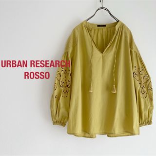 アーバンリサーチロッソ(URBAN RESEARCH ROSSO)のURBAN RESEARCH ROSSO 刺繍レースボリュームプルオーバー(シャツ/ブラウス(長袖/七分))