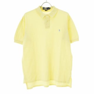 ポロラルフローレン(POLO RALPH LAUREN)の【POLORALPHLAUREN】USA製 ワンポイント鹿の子半袖ポロシャツ(ポロシャツ)