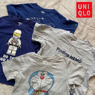 ユニクロ(UNIQLO)のUNIQLO ユニクロ　 プリント半袖Tシャツ　4着セット 110〜120(Tシャツ/カットソー)