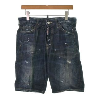 DSQUARED ショートパンツ 44(S位) インディゴ(デニム) 【古着】【中古】(ショートパンツ)