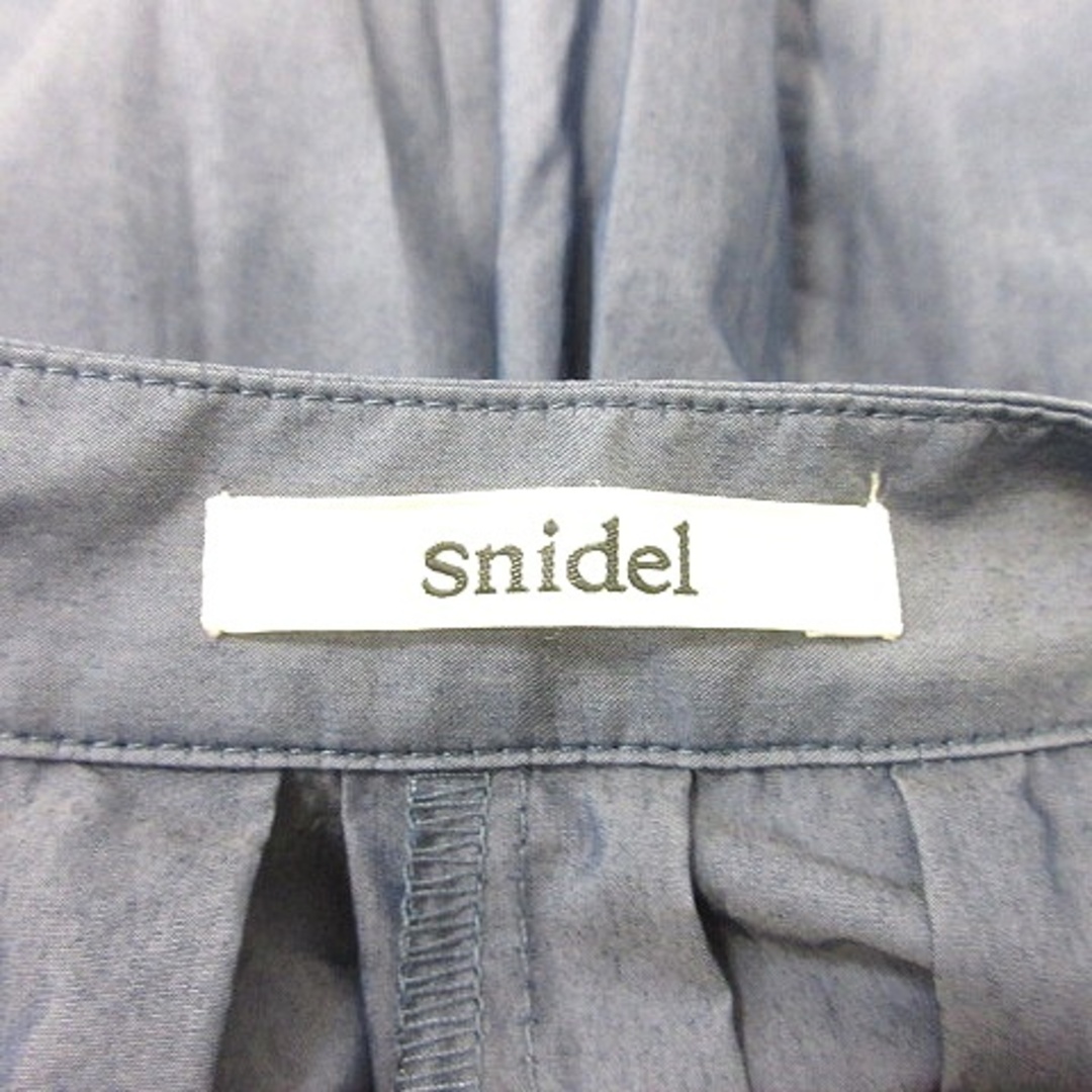 SNIDEL(スナイデル)のスナイデル snidel ワンピース ひざ丈 長袖 インナー付き F 紺 レディースのワンピース(ひざ丈ワンピース)の商品写真