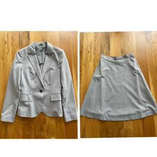 THE SUIT COMPANY - 【極美品】スーツカンパニー　レディース　スーツ　グレー　36サイズ