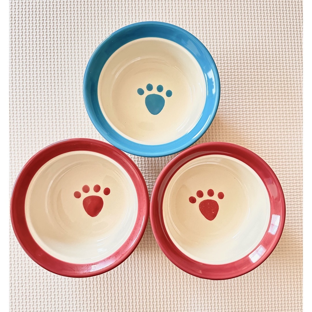 犬食器　陶器　エサ皿　えさ入れ　犬用食器　ペットボウル　ペットレジオスデザイン その他のペット用品(犬)の商品写真