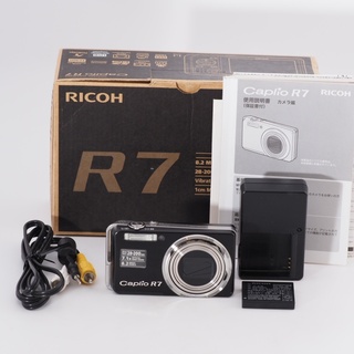リコー(RICOH)のRICOH リコー コンパクトデジタルカメラ Caplio (キャプリオ) R7 ブラック 800万画素 光学7.1倍ズーム CAPLIOR7BK #9639(コンパクトデジタルカメラ)