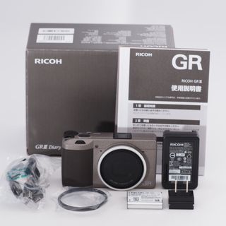 リコー(RICOH)のRICOH リコー デジタルカメラ GR III Diary Edition メタリックウォームグレー 焦点距離 28mm 24.2M APS-Cサイズ大型CMOSセンサー GRIII GR #9700(コンパクトデジタルカメラ)