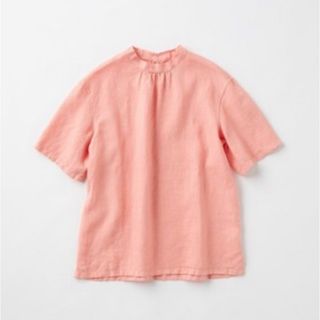 イデー(IDEE)のＩＤＥＥ   POOL   いろいろの服 スタンドカラーブラウス  ブラウン(シャツ/ブラウス(半袖/袖なし))