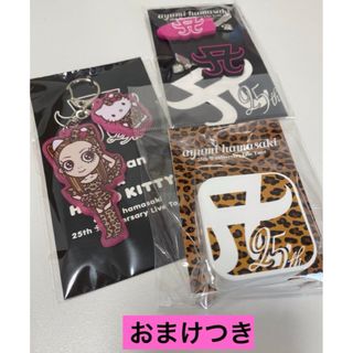 浜崎あゆみ 25周年 グッズ ACアダプター 前髪ピン　ストライプ新品未開封！(ミュージシャン)