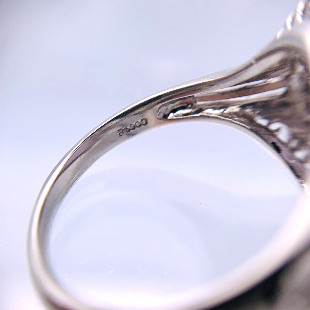 ✴︎極美品　PT900 3.85ct ラベンダージェイダイト ダイヤ リング レディースのアクセサリー(リング(指輪))の商品写真