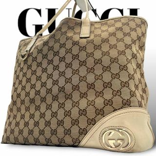 グッチ(Gucci)のグッチ トートバッグ　GGキャンバス　インターロッキング　アビー　ニューブリット(トートバッグ)