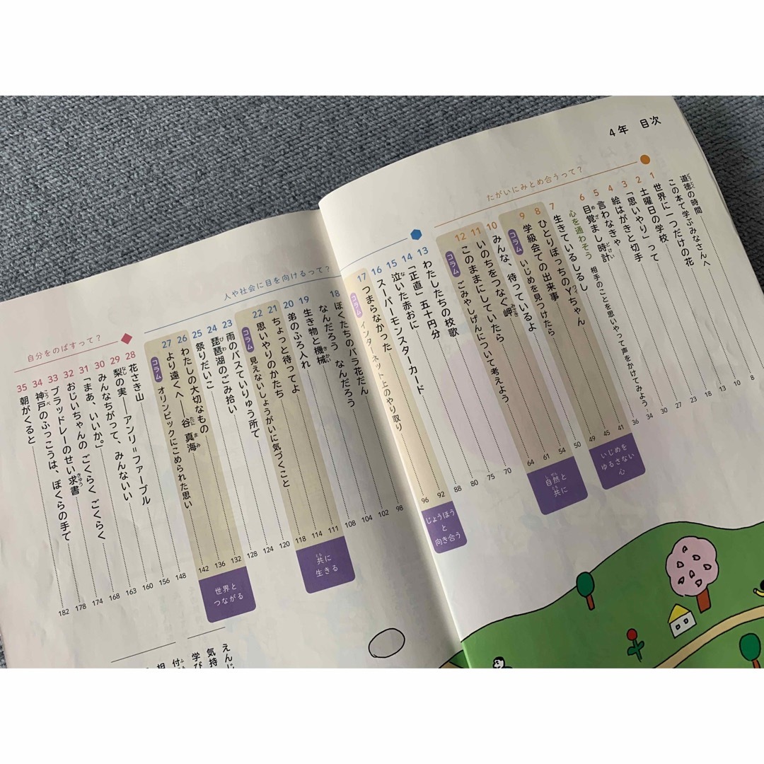 光村図書　道徳　教科書　どうとく　4　小学4年生 きみがいちばんひかるとき エンタメ/ホビーの本(人文/社会)の商品写真