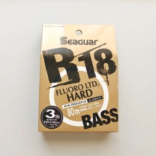 KUREHA クレハ/ SEAGUAR R18BASS FLUORO LTD HARD 80m 3lb 0.8号 シーガーR18バス フロロリミテッド 80m 3lb 0.8号【A70766-007】(その他)