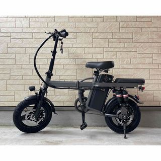 フル電動自転車　48V/15ah 大容量バッテリー　アクセル付ひねちゃ　モペット(車体)