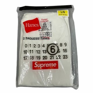 シュプリーム(Supreme)のSUPREME シュプリーム 24SS MM6 マルジェラ Hanes Tagless Top (1 Pack) タンクトップ ホワイト サイズL 正規品 / 34228(タンクトップ)