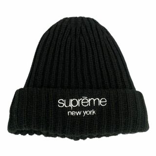 シュプリーム(Supreme)のSUPREME シュプリーム 23AW  Classic Logo Chunky Ribbed Beanie クラシックロゴ ビーニー ニットキャップ 正規品 / B5288(ニット帽/ビーニー)