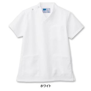 ★新品・未使用★ 医療用スクラブ　男女兼用スクラブS ホワイセル　ホワイト(Tシャツ(半袖/袖なし))