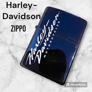 ジッポー(ZIPPO)のZippo Harley-Davidson メタリックブルー(タバコグッズ)