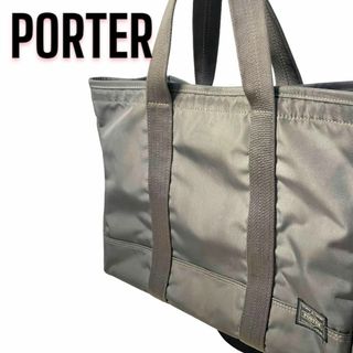 ◎美品 PORTER DRIVE ドライブバッグ モバイル トートバッグ グレー(トートバッグ)