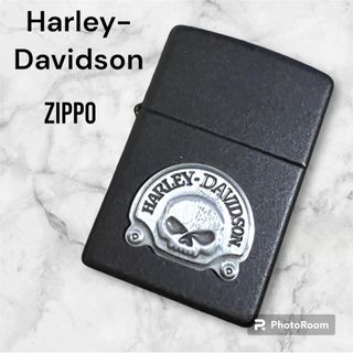 ジッポー(ZIPPO)のZippo Harley-Davidson  ガイコツエンブレム　アメリカ産(タバコグッズ)