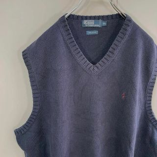 ラルフローレン(Ralph Lauren)の【オーバーサイズ、オールシーズン使える1枚◎】ラルフローレン古着コットンベスト(ベスト)