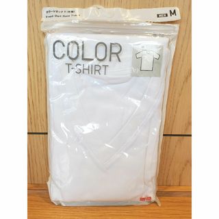 ユニクロ(UNIQLO)のUNIQLO Vネック半袖Tシャツ Mサイズ  ホワイト(Tシャツ/カットソー(半袖/袖なし))