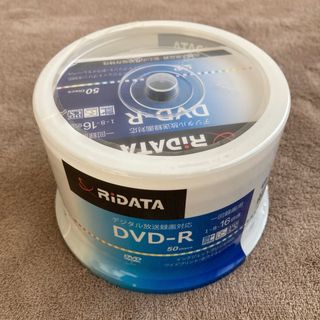 【新品】RIDATA DVD-R デジタル放送録画対応 16倍速 50枚(その他)