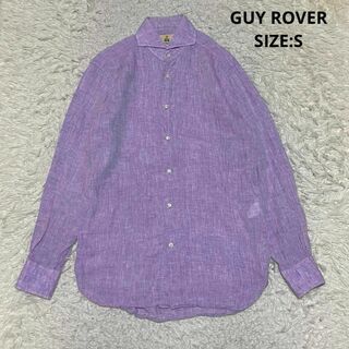GUY ROVER イタリア製 春夏素材 ホリゾンタルカラーリネンシャツ