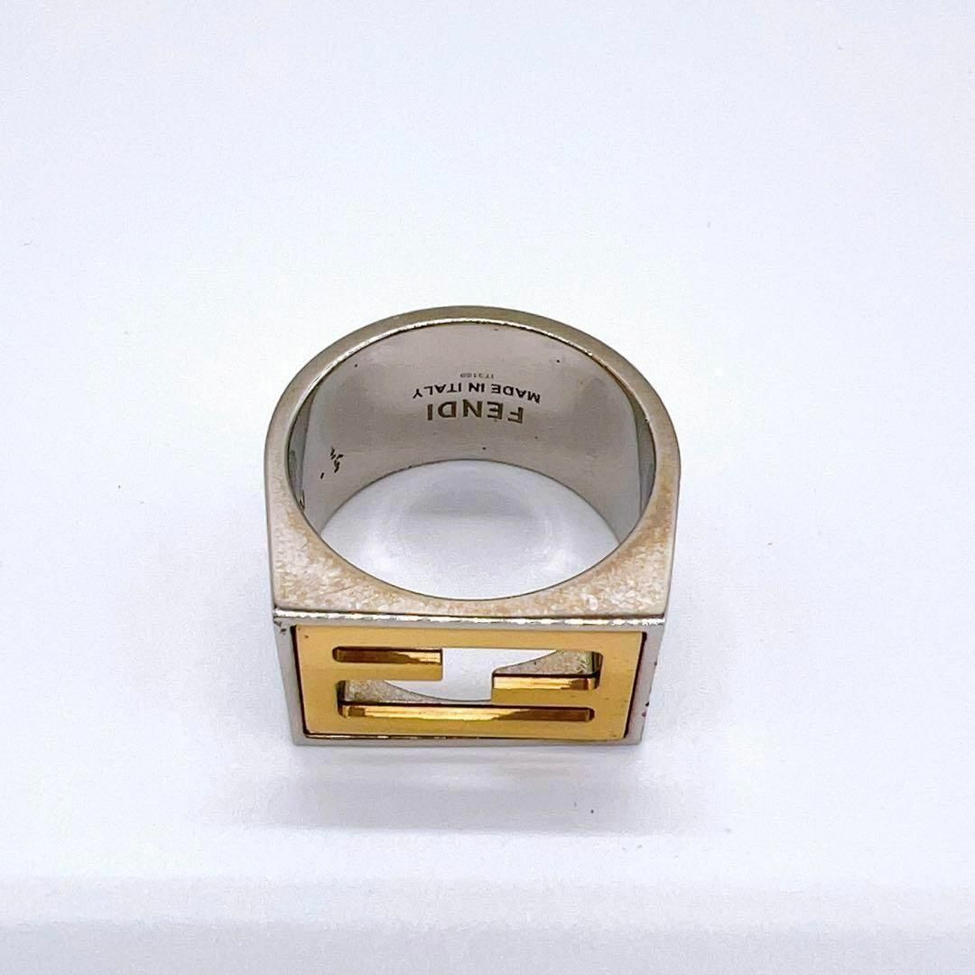 FENDI - フェンディ リング Mサイズ 約21号 メンズ シルバー FENDI - フェンディ リング Mサイズ 約21号 メンズ シルバー