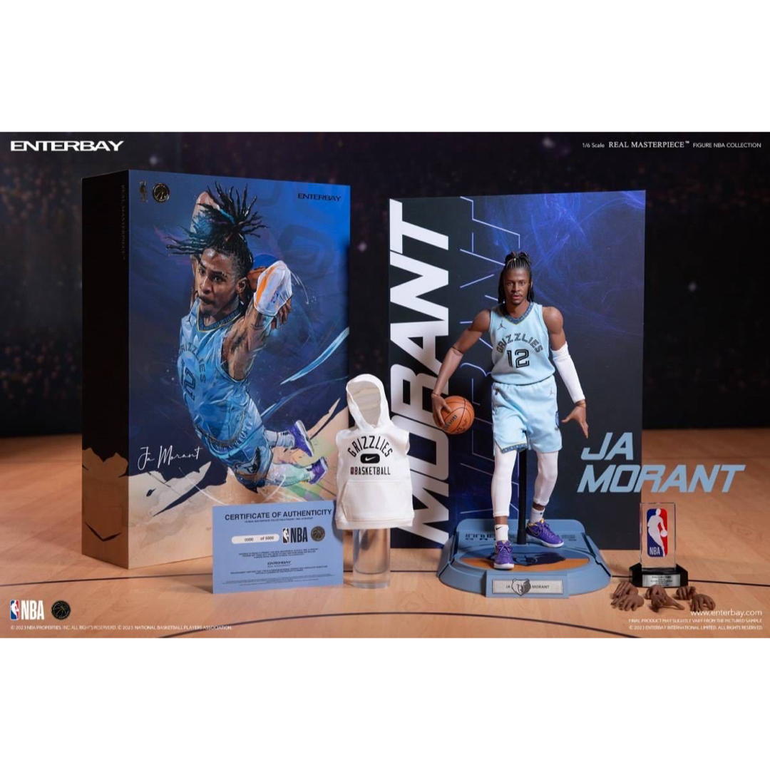 ENTERBAY 1/6 NBA メンフィス・グリズリーズ ジャ・モラント ENTERBAY 1/6 NBA メンフィス・グリズリーズ ジャ・モラント