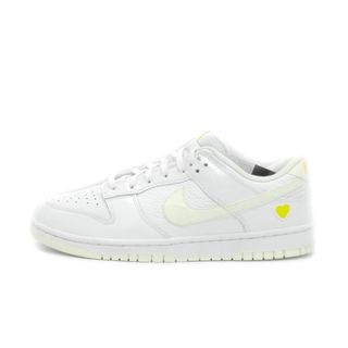 ナイキ(NIKE)のナイキ NIKE ■ 【 WMNS DUNK LOW Yellow Heart FD0803 100 】 ウィメンズ ダンク ロー イエロー ハート スニーカー w18959(スニーカー)