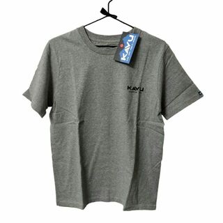カブー(KAVU)の【新品】KAVU USA Logo Tee Mサイズ グレー(Tシャツ/カットソー(半袖/袖なし))