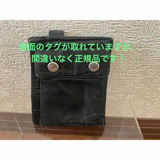 吉田カバン　PORTER ポーター　二つ折り　財布　タンカー　黒　キャッシュレス