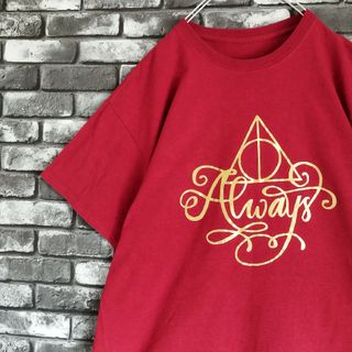 ティービーアンドムービー(TV&MOVIE)のハリーポッターと死の秘宝ムービーtシャツTシャツ映画teeいつものシンボルマーク(Tシャツ/カットソー(半袖/袖なし))