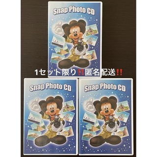 ディズニー(Disney)の東京ディズニーリゾート ミッキー スナップフォト CD ケース 3点セット(キャラクターグッズ)