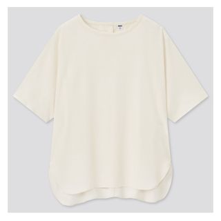 ユニクロ(UNIQLO)のユニクロ　シルフィールブラウス(シャツ/ブラウス(半袖/袖なし))