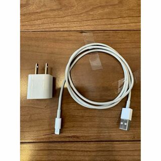 アップル(Apple)のApple 充電器　Lightningケーブル　2点セット　iPhone純正品(バッテリー/充電器)
