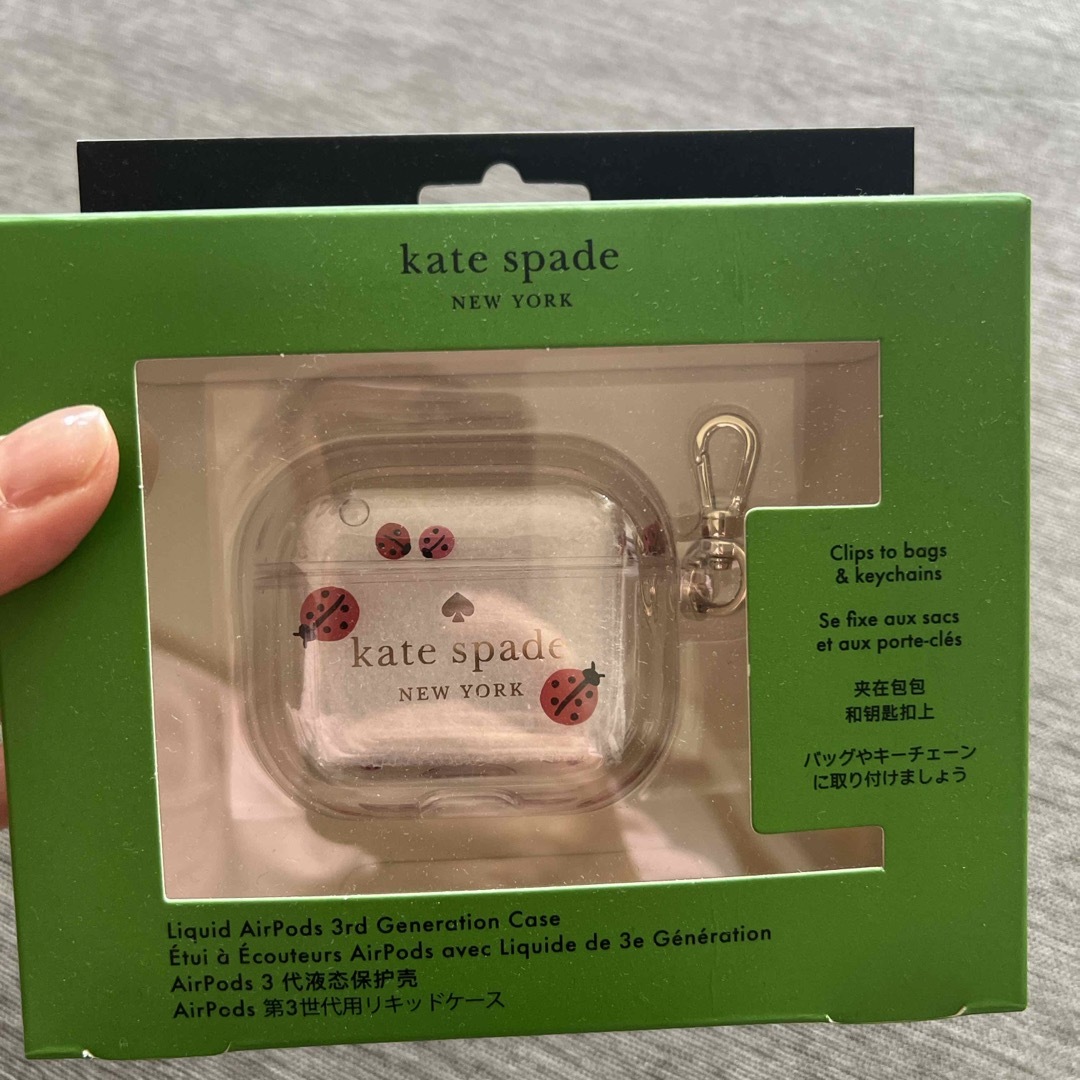 ケイトスペード　kate spade AirPods 第3世代　リキッドケース スマホ/家電/カメラのスマホアクセサリー(その他)の商品写真