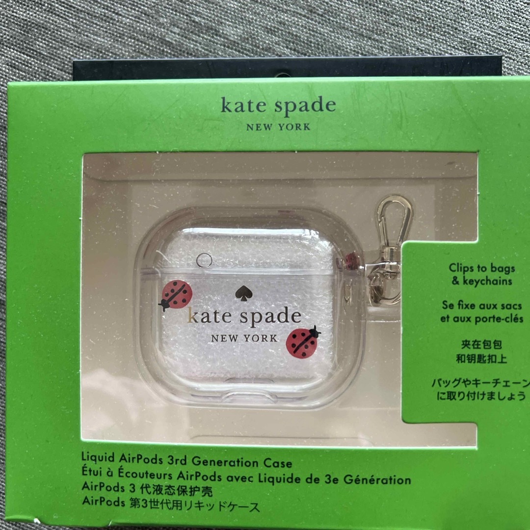 ケイトスペード　kate spade AirPods 第3世代　リキッドケース スマホ/家電/カメラのスマホアクセサリー(その他)の商品写真