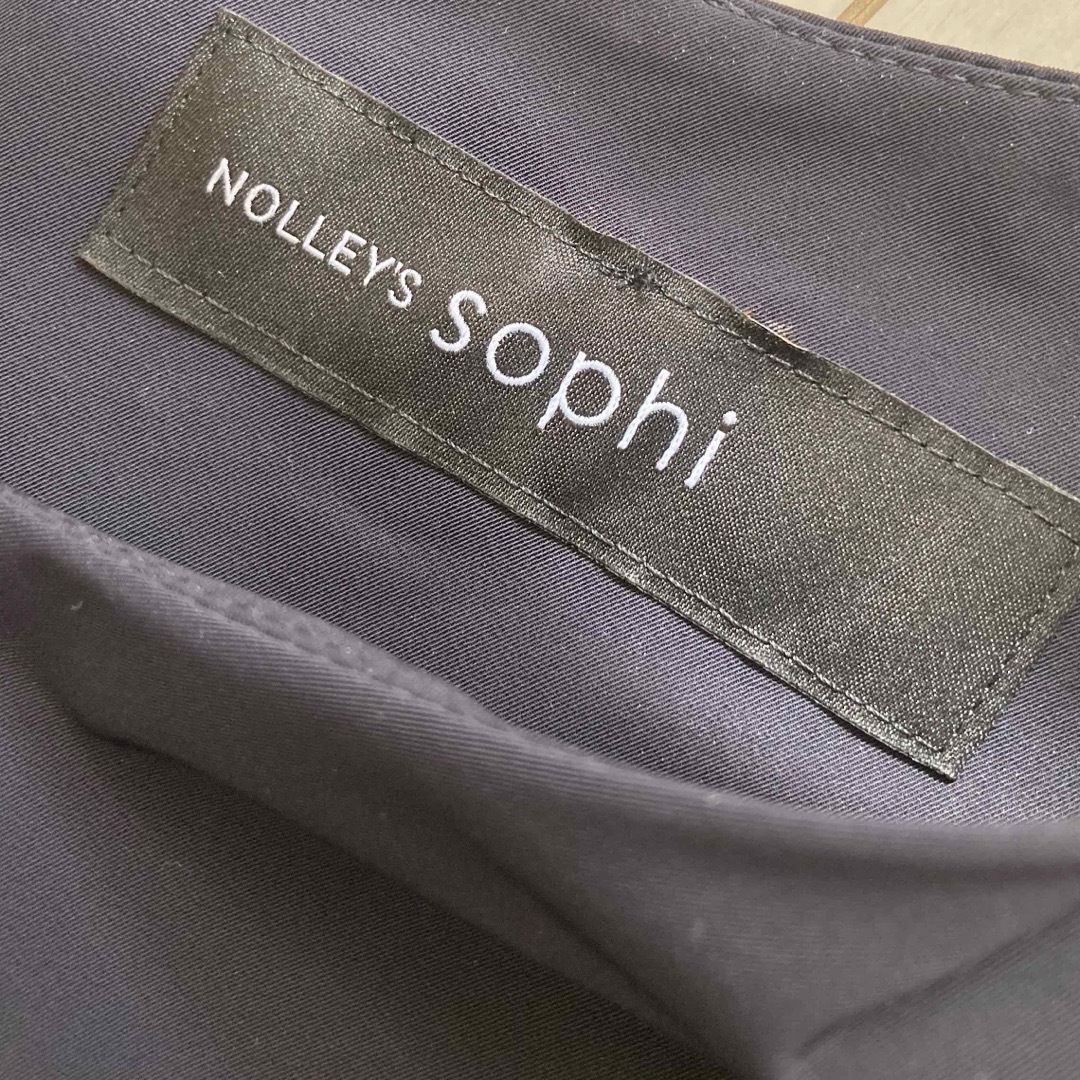 NOLLEY'S sophi(ノーリーズソフィー)のノーリーズソフィ  ワンピース　ネイビー レディースのワンピース(ひざ丈ワンピース)の商品写真