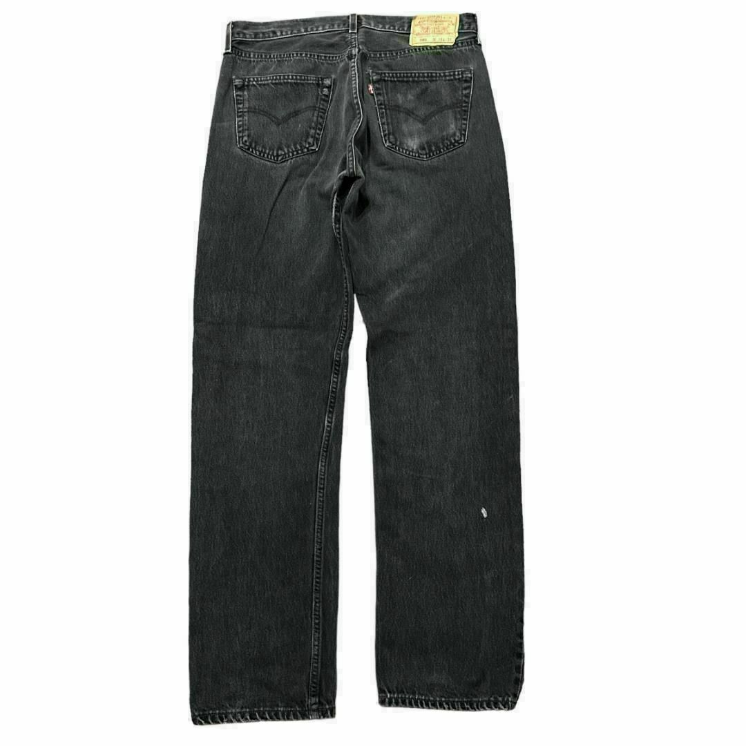 Levi's(リーバイス)の83Sリーバイス501 ブラックデニム ジーンズW34 ボタンフライメンズ古着 メンズのパンツ(デニム/ジーンズ)の商品写真