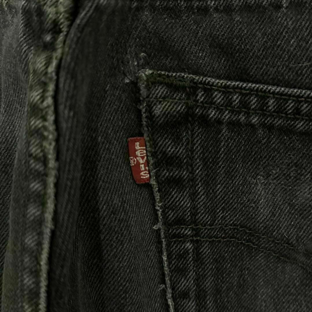 Levi's(リーバイス)の83Sリーバイス501 ブラックデニム ジーンズW34 ボタンフライメンズ古着 メンズのパンツ(デニム/ジーンズ)の商品写真