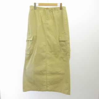 ザラ(ZARA)のザラ ZARA タグ付き カーゴ スカート リップストップ XL ■KK4(ロングスカート)