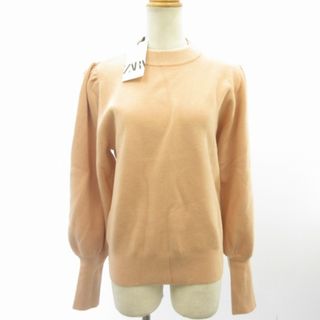 ザラ(ZARA)のザラ ZARA タグ付き ニット セーター 長袖 ピンク XL ■KK03(ニット/セーター)