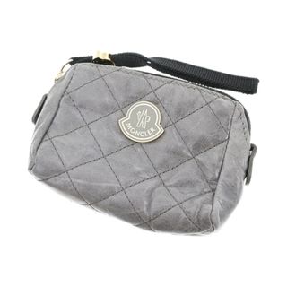 モンクレール(MONCLER)のMONCLER モンクレール ポーチ - グレー 【古着】【中古】(ポーチ)