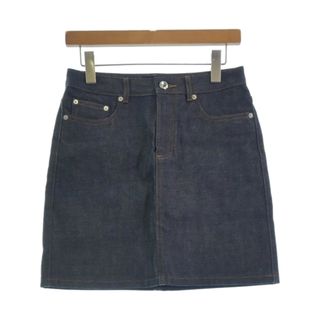 A.P.C. アーペーセー ミニスカート 36(S位) インディゴ(デニム) 【古着】【中古】(ミニスカート)